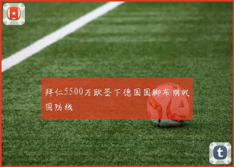 拜仁5500万欧签下德国国脚布朗巩固防线